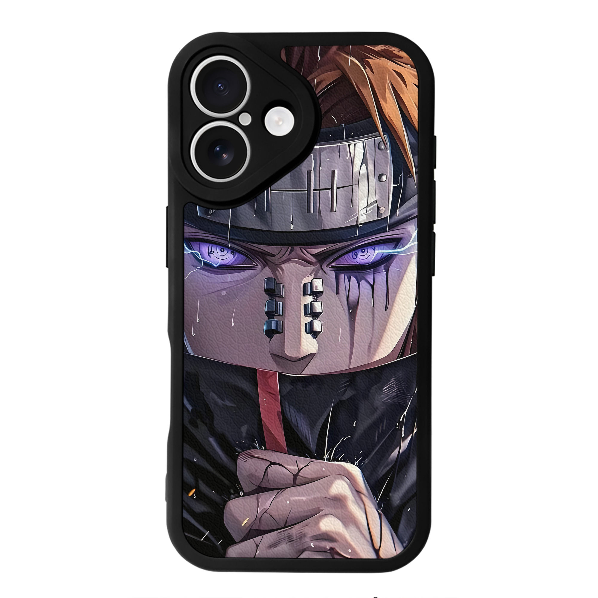 （画像用） NARUTO -ナルト- NARUTO -ナルト- 疾風伝 【iPhone 16シリーズ対応】シリコンスマホケース（レザー調） 材質：シリコン